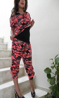 Sexy Vrouwen Beach /Party suit -Huispak CAMOUFLAGE