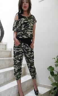Sexy Vrouwen Beach /Party suit -Huispak CAMOUFLAGE